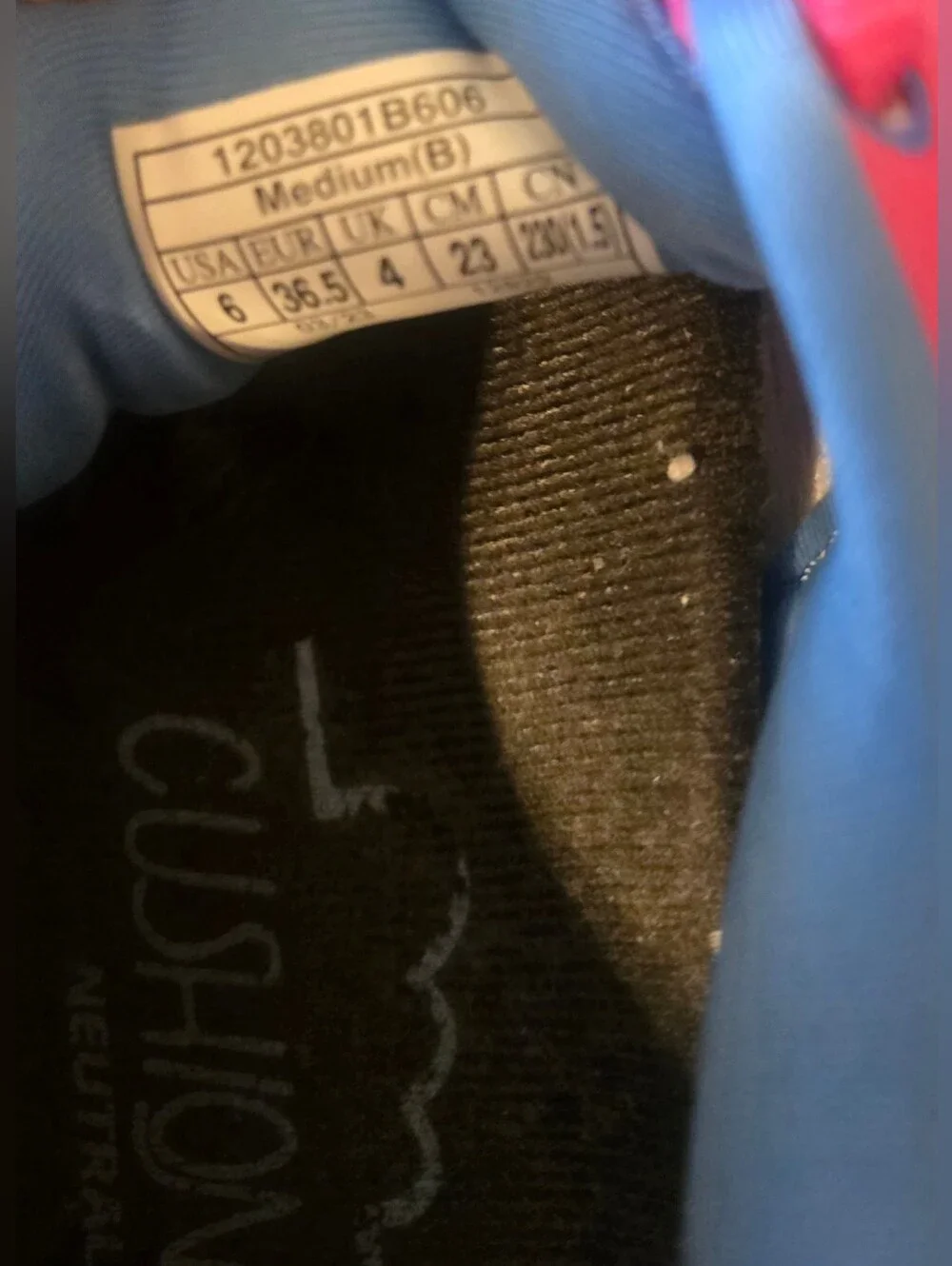 Brooks Women's Pink and Blue Running Sneakers